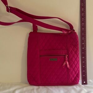 Vera Bradley Fuchsia Quilted Crossbody Bag